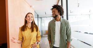 Employees in the office