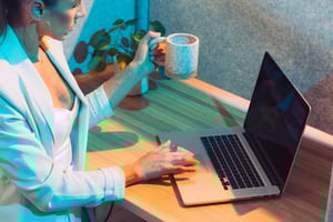Remote working employeee