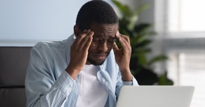 Employee stressed at work